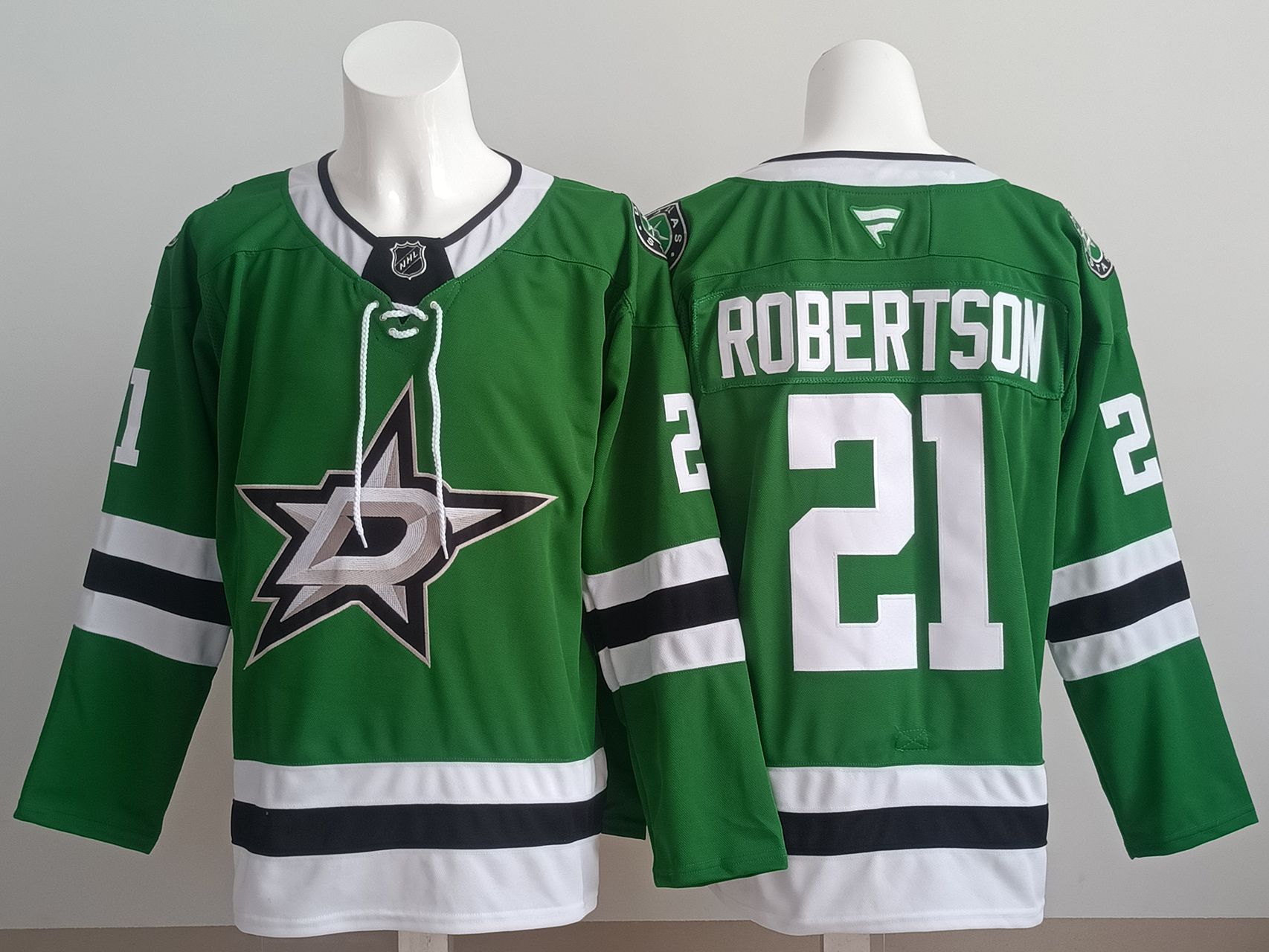 Men 2025 Dallas Stars #21 Robertson Green NHL Jersey style 01